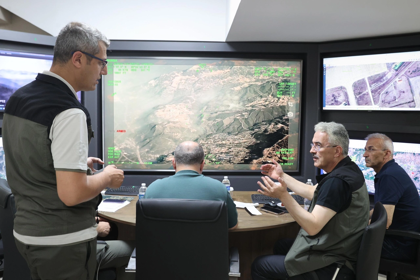 Bursa’da orman yangınlarına müdahale sürüyor... Koordinasyon Yangın Harekat Merkezi'nden